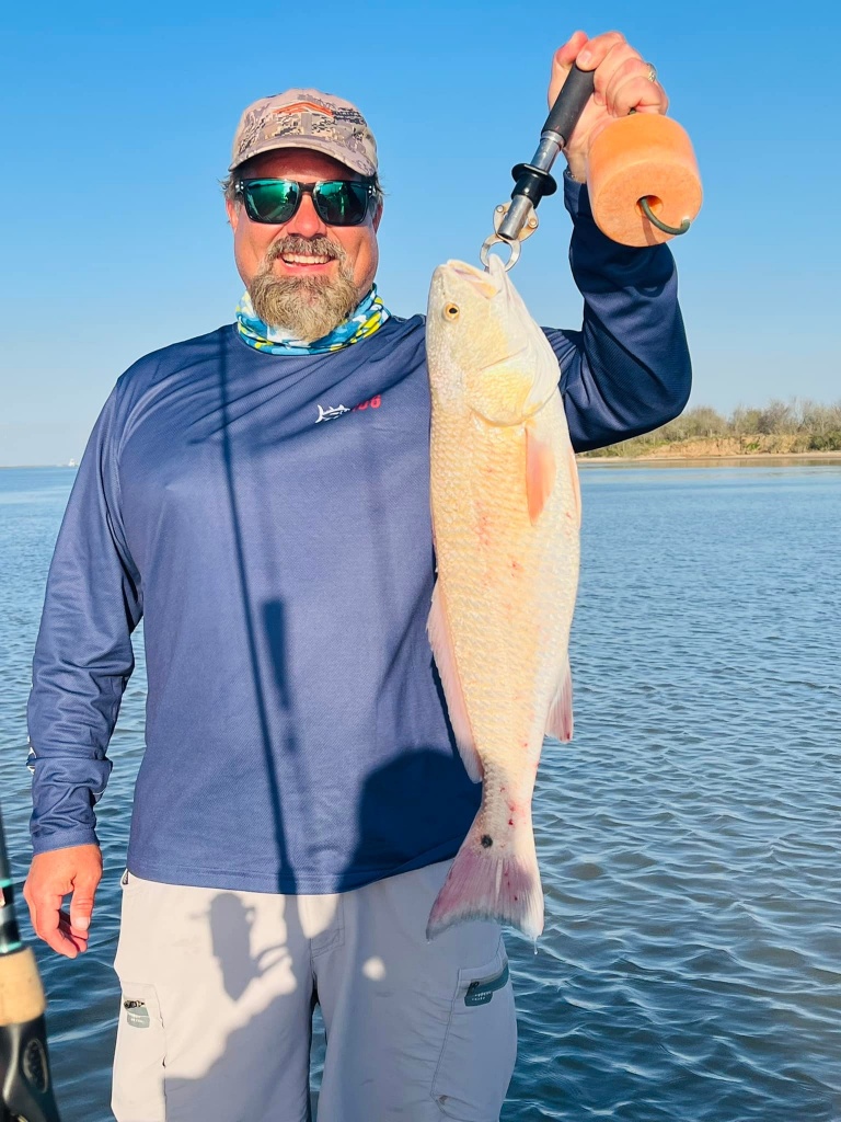 A single person fishing in TX