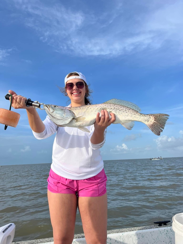 Spotted Weakfish, 29 inches, caught in TX