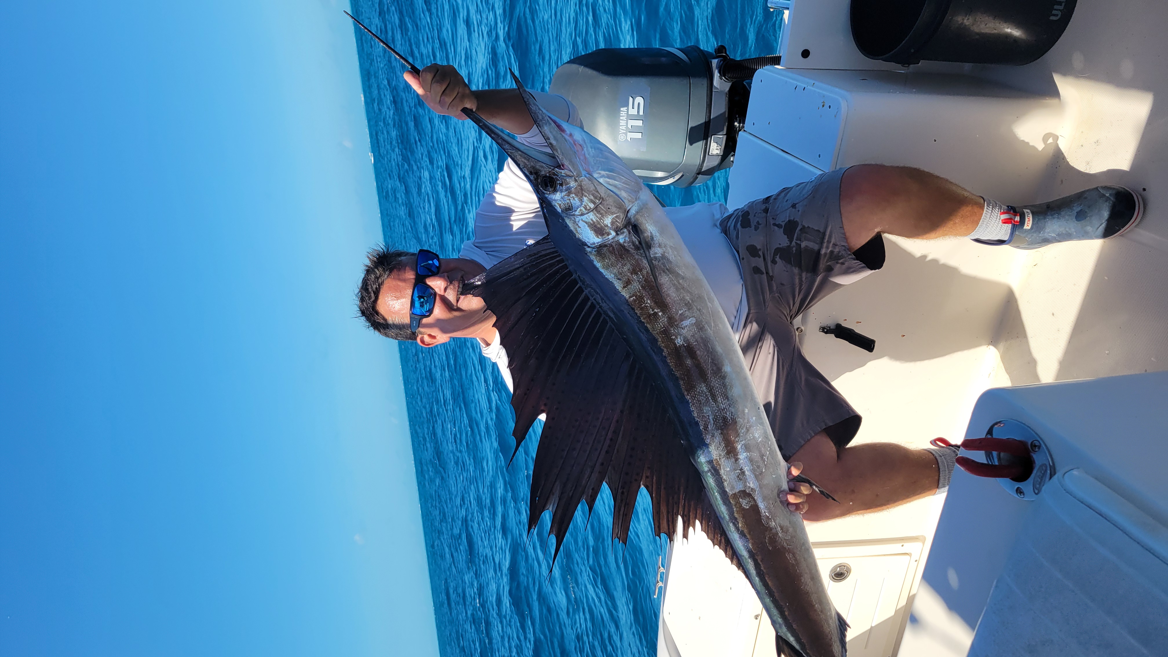 Catching an Atlantic Sailfish in Islamorada
