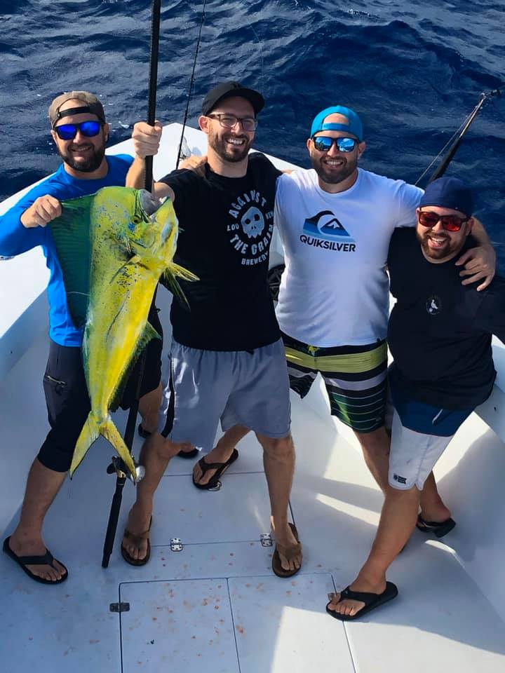 Anglers fishing in Pompano Beach