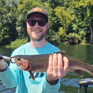 Rainbow Trout caught fishing in Branson
