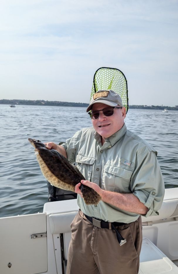 One angler fishing in NJ