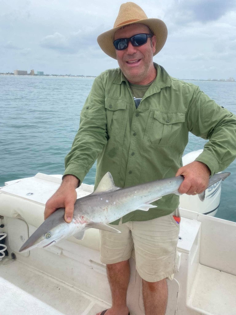 One fisherman at Port Orange fishing