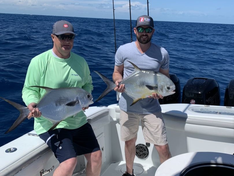 Two permit fish caught in Marathon