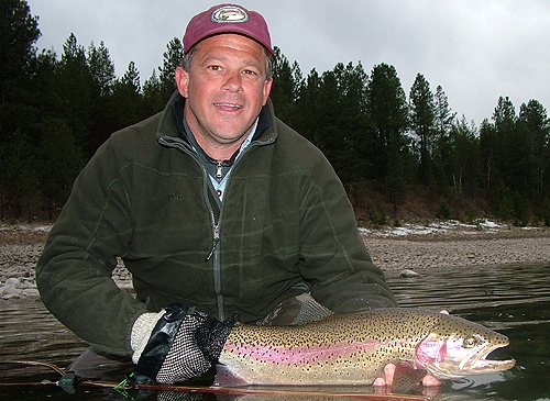 Caught a rainbow trout fishing in WA