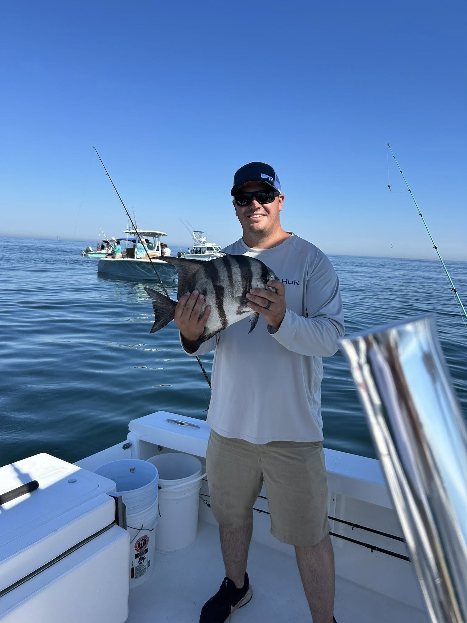 Angler fishing at Virginia Beach