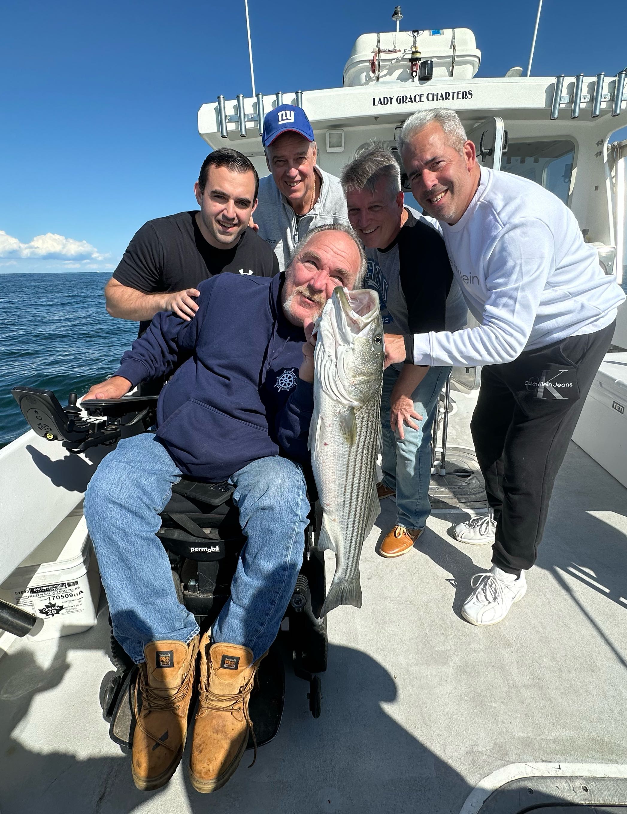 Striped bass caught in NY