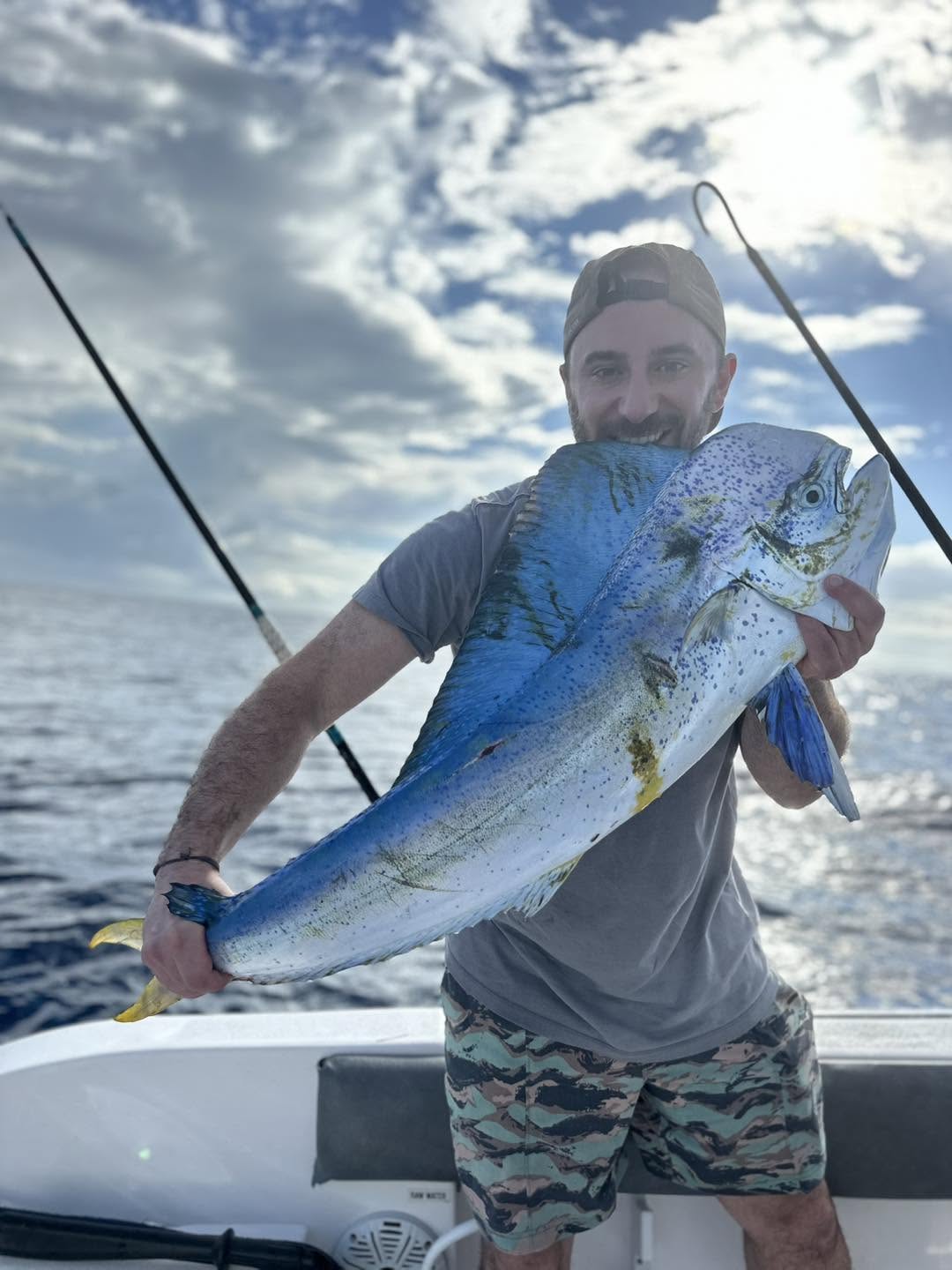 Mahi mahi catch from deep sea fishing trip in Palmas del Mar Humacao