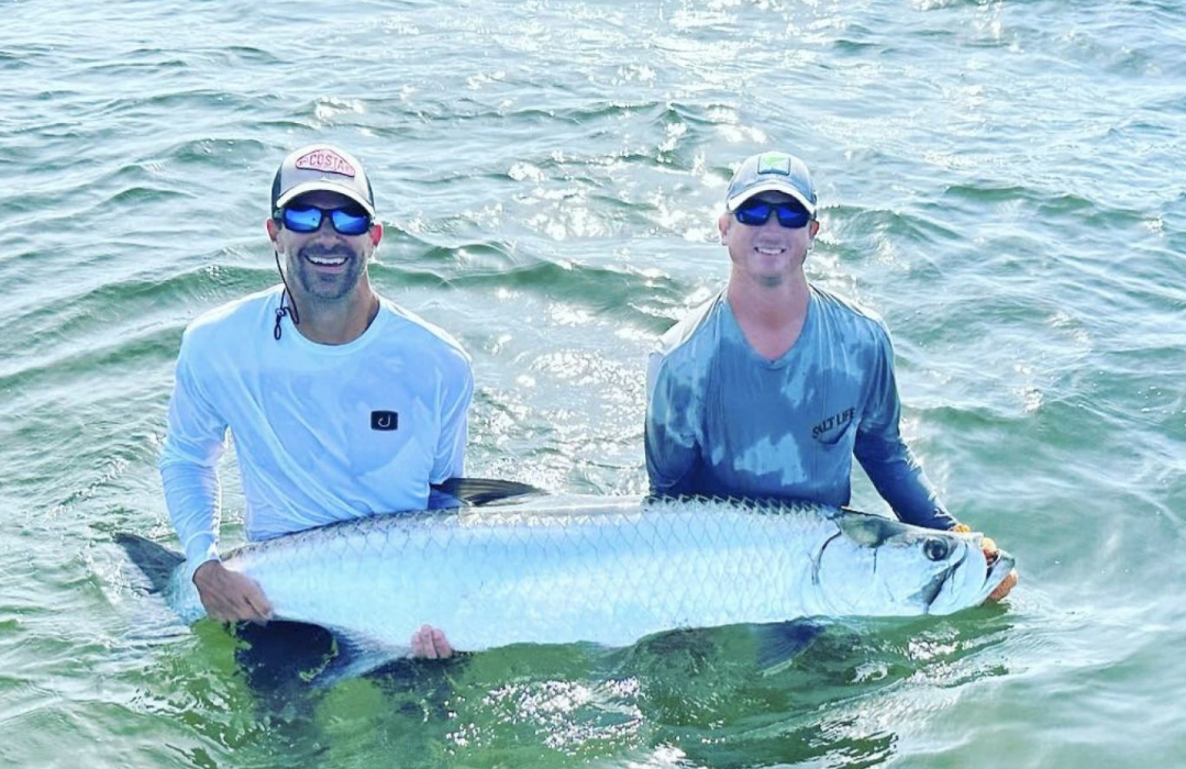 A pair of people fishing in FL