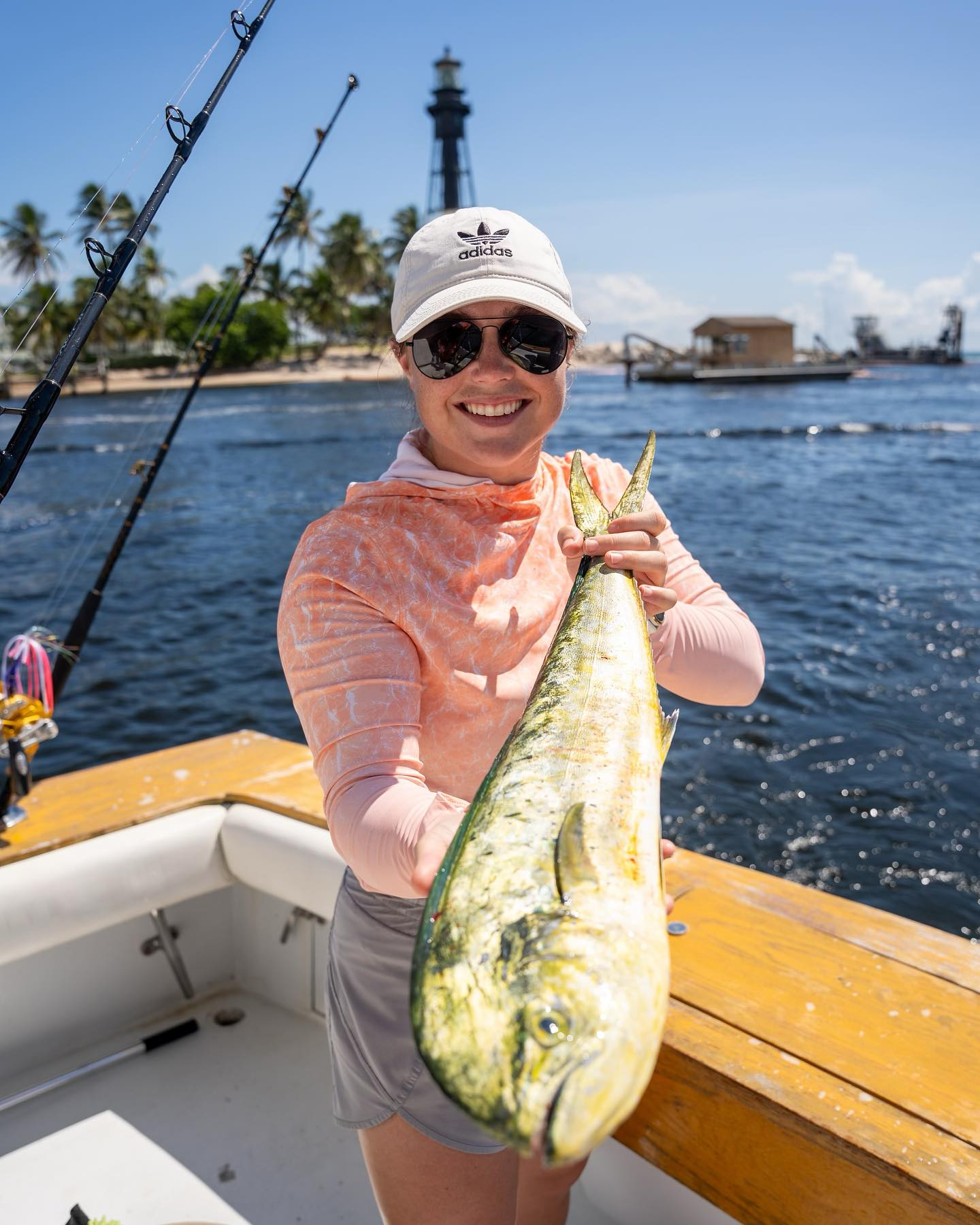 fisherman with 17-inch catch in FL