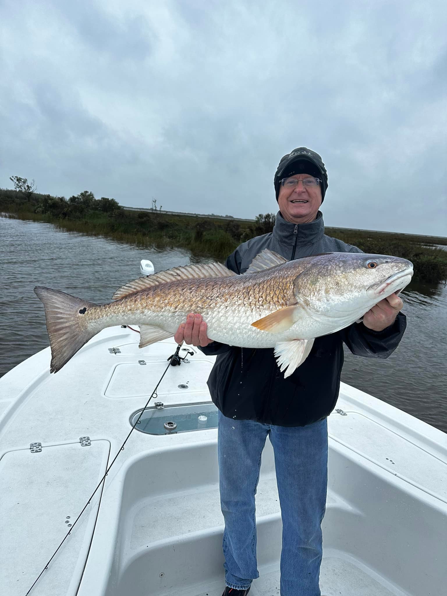 Redfish caught in St Bernard
