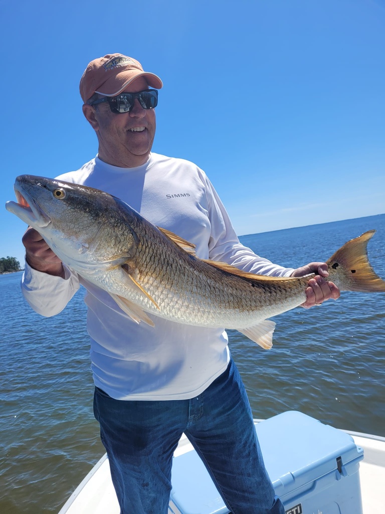 Single angler fishing in Florida