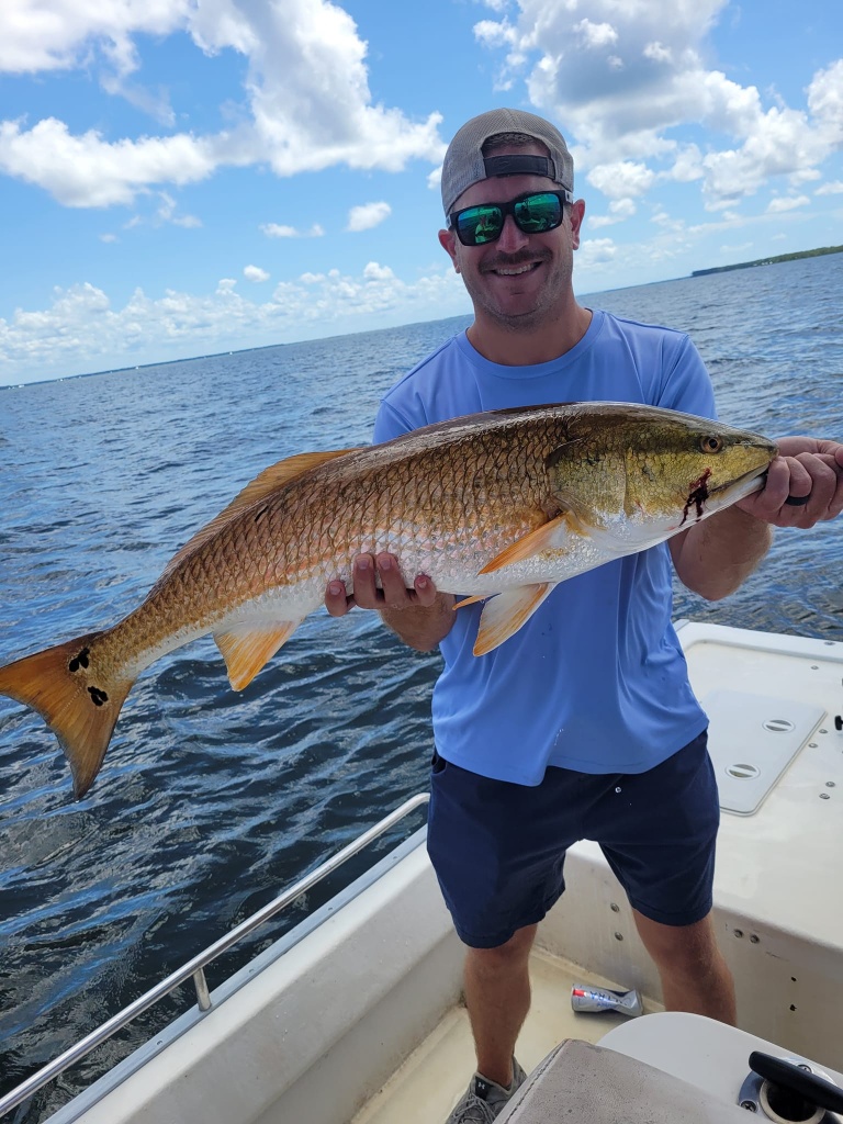 Redfish caught while fishing in Santa Rosa Beach