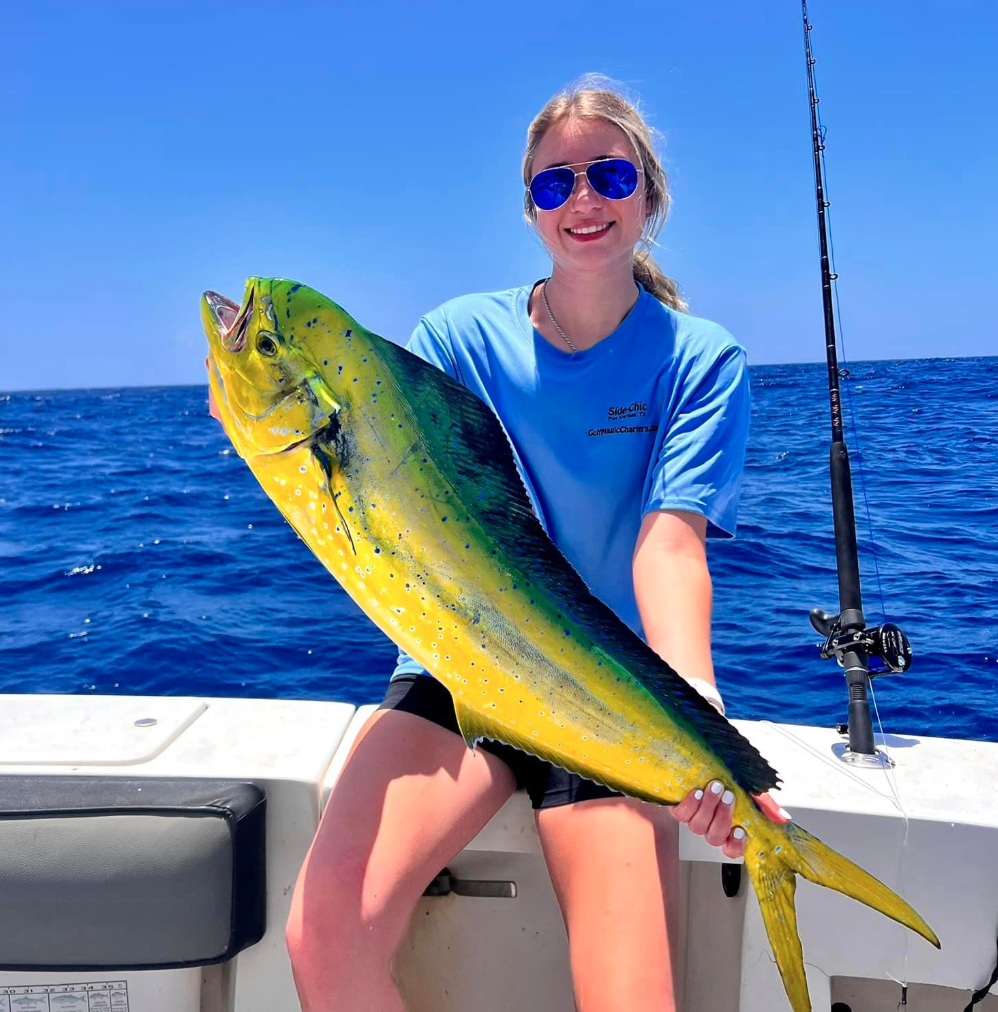 Angler with a 28-inch catch in Port Aransas