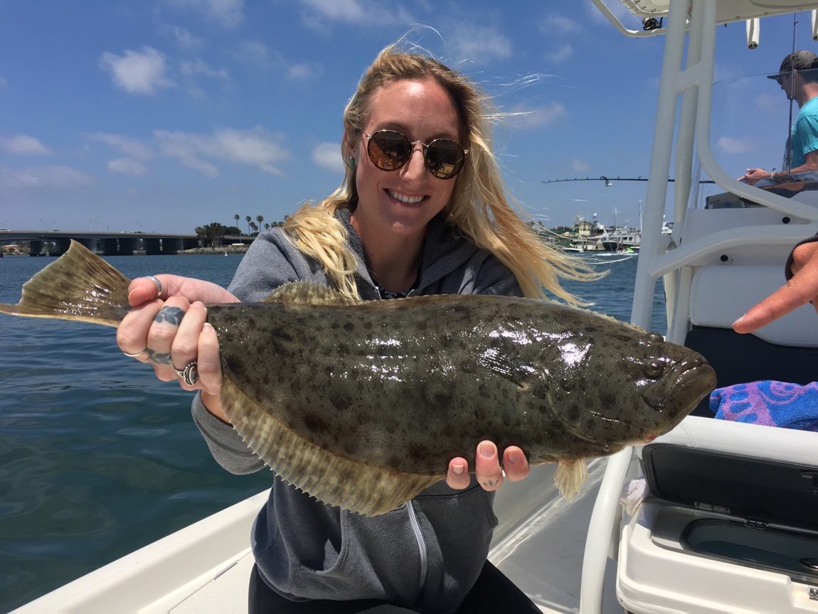 Two people fishing in Coronado