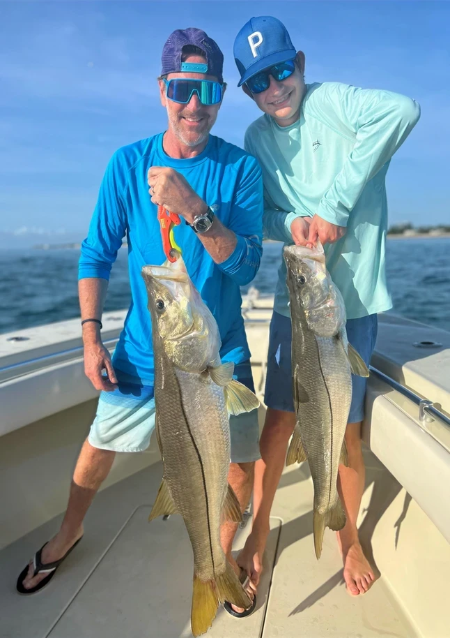 Two snook, 33-inch fishing in FL