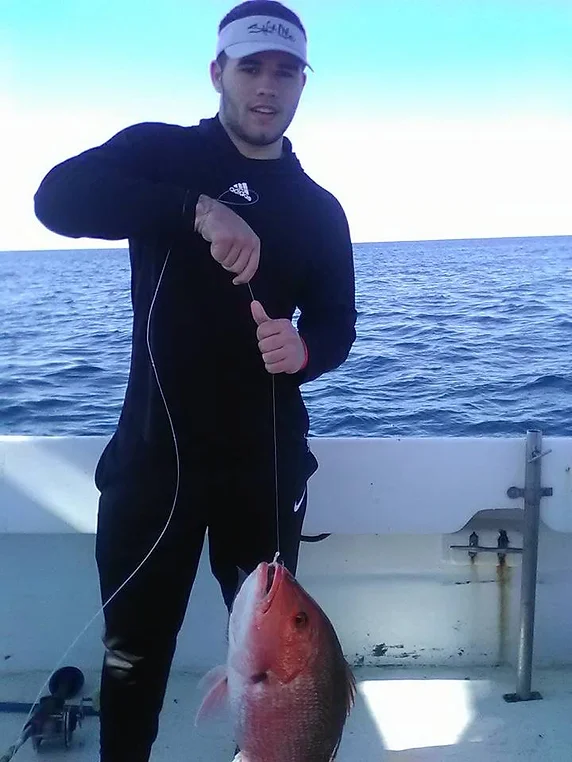 Fishing in Panama City with two people