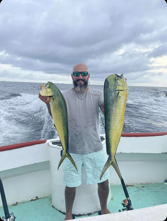 Two big fishing in Panama City
