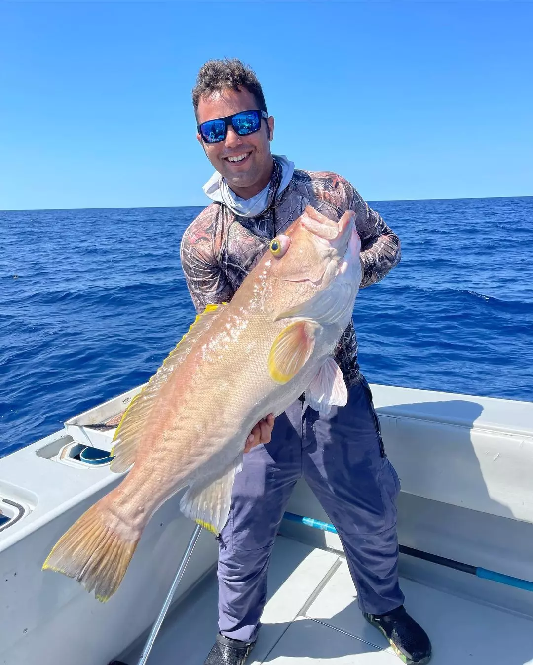 Angler fishing in Florida waters