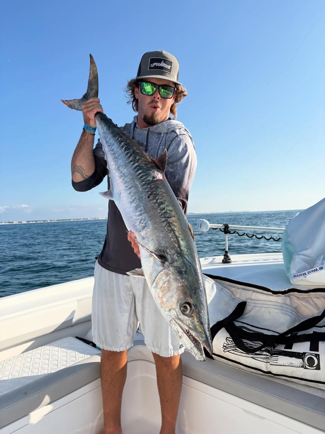 King mackerel caught while fishing in Belleair Bluffs FL waters