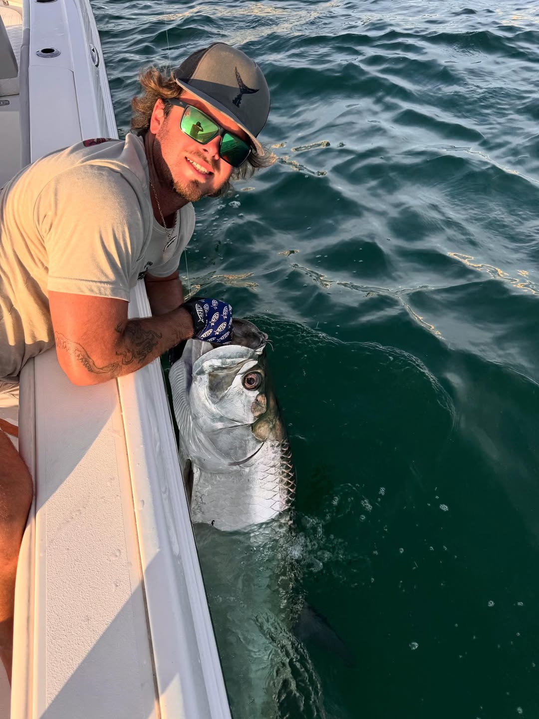 Tarpon fishing catch and release in Belleair Bluffs FL waters