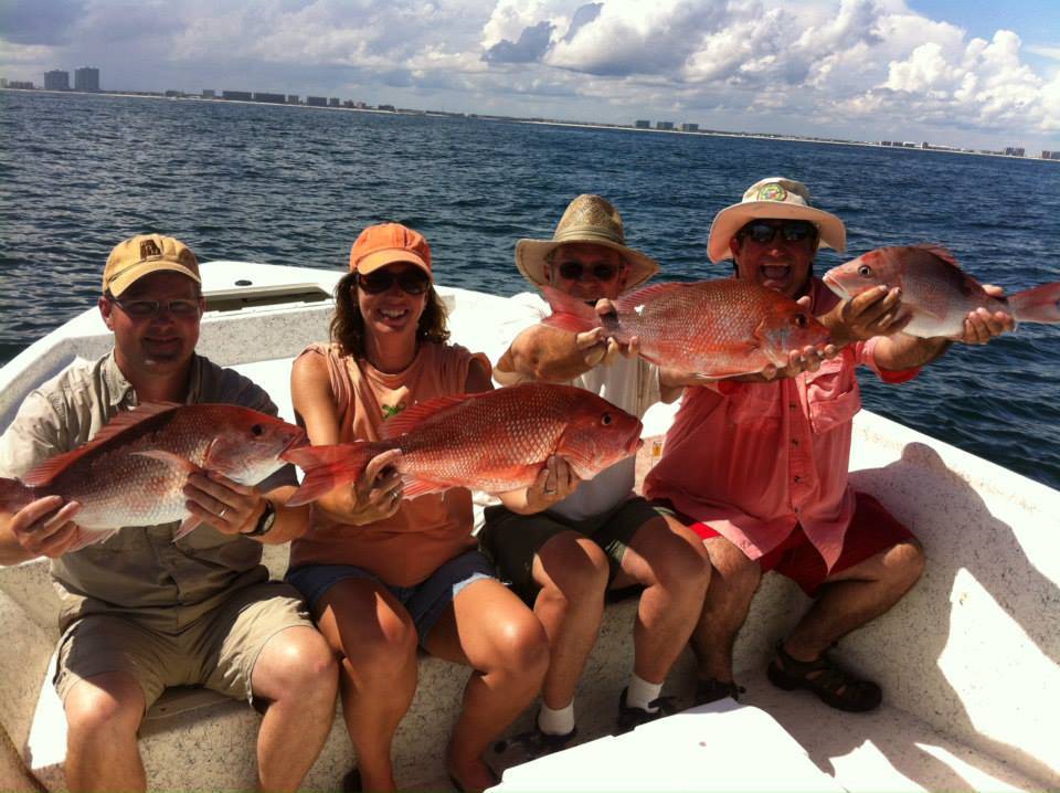 4 anglers with a catch of 4 fish in AL