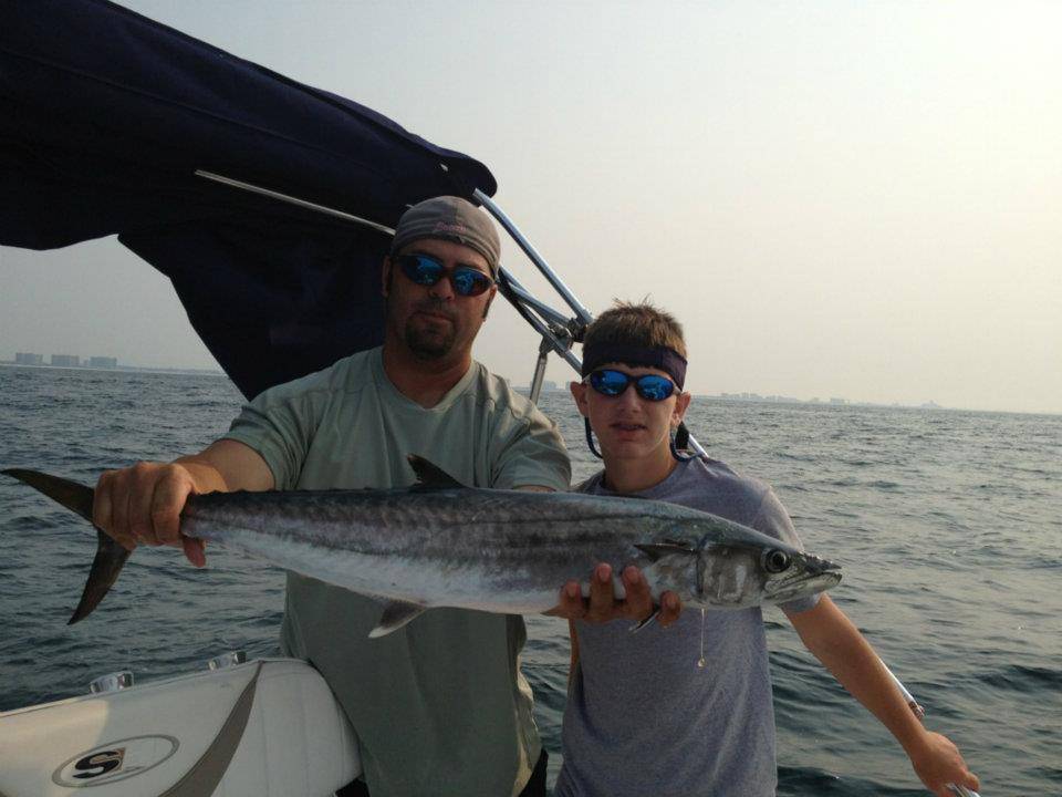 1 king mackerel, 29 inches, AL location