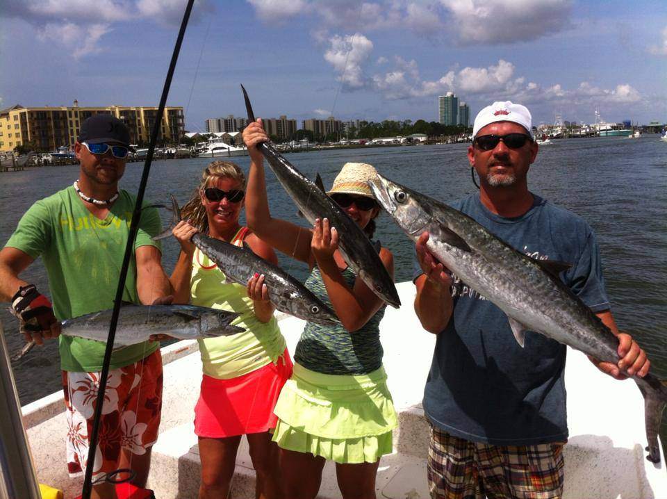 King Mackerel fishing at Orange Beach