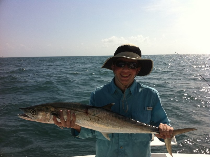 Majestic King Mackerel, a 26-inch catch, reeled in from TX