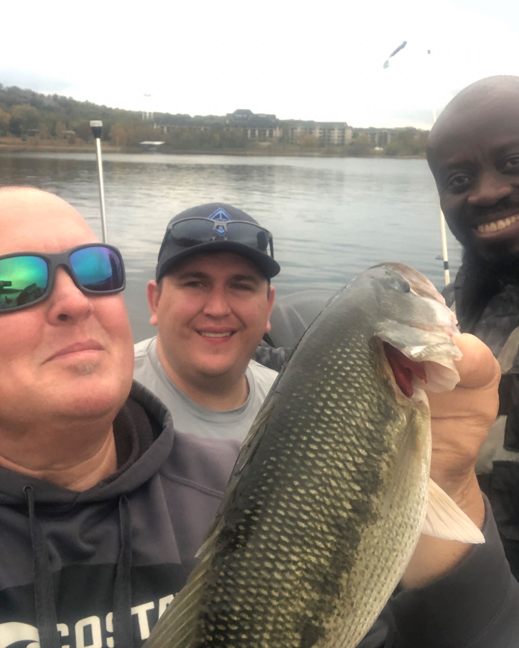 Two people fishing in Missouri