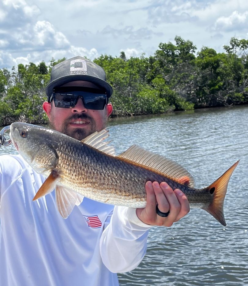 Redfish caught while fishing in Placida FL