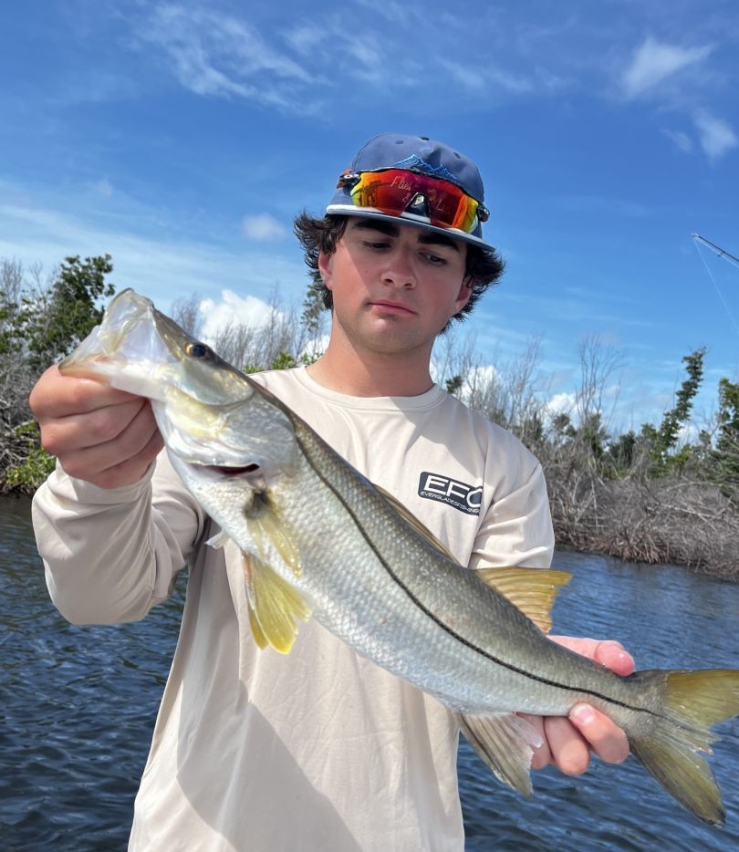 Snook caught while fishing in Placida FL