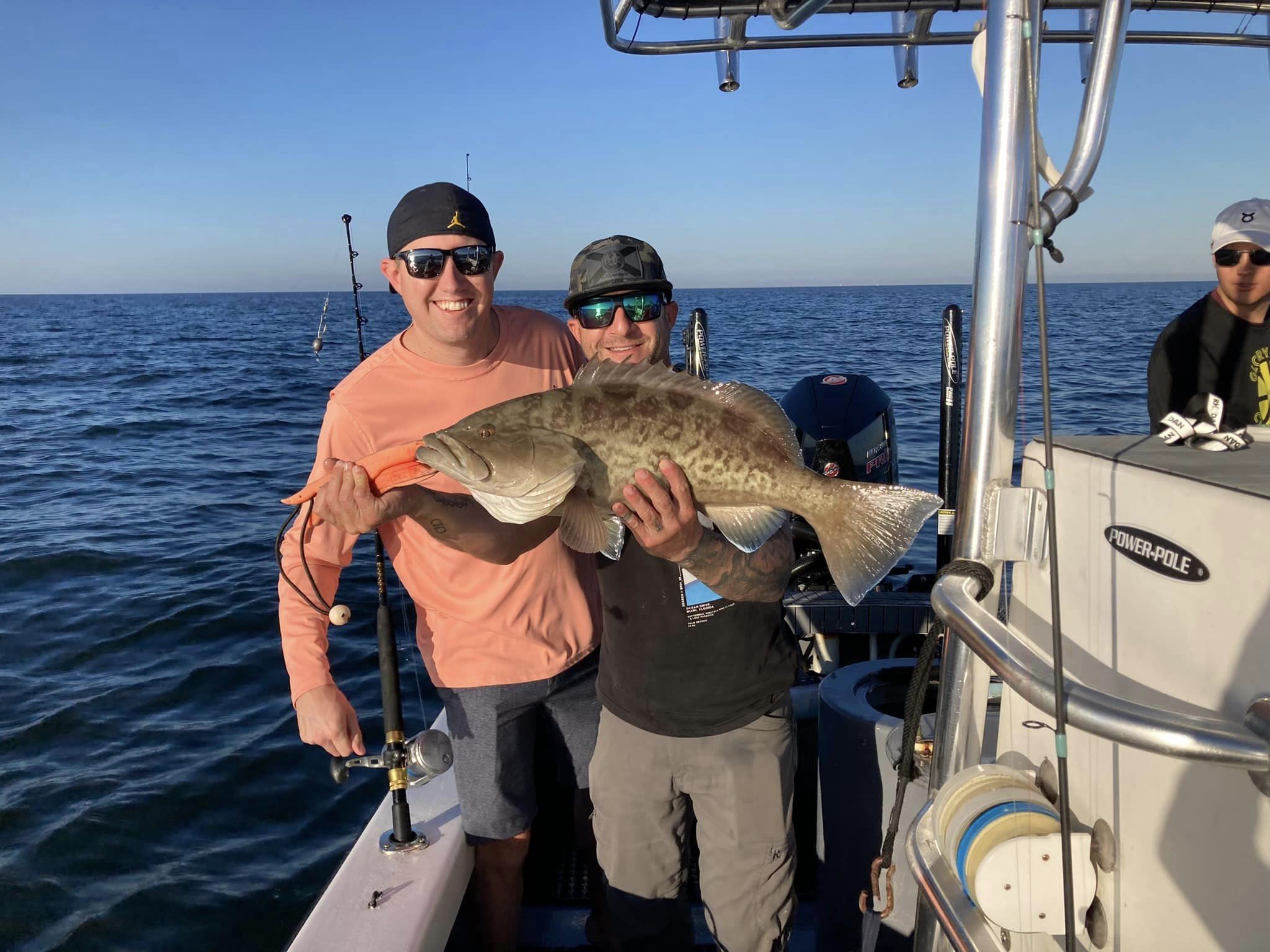 Gag grouper fish caught in FL
