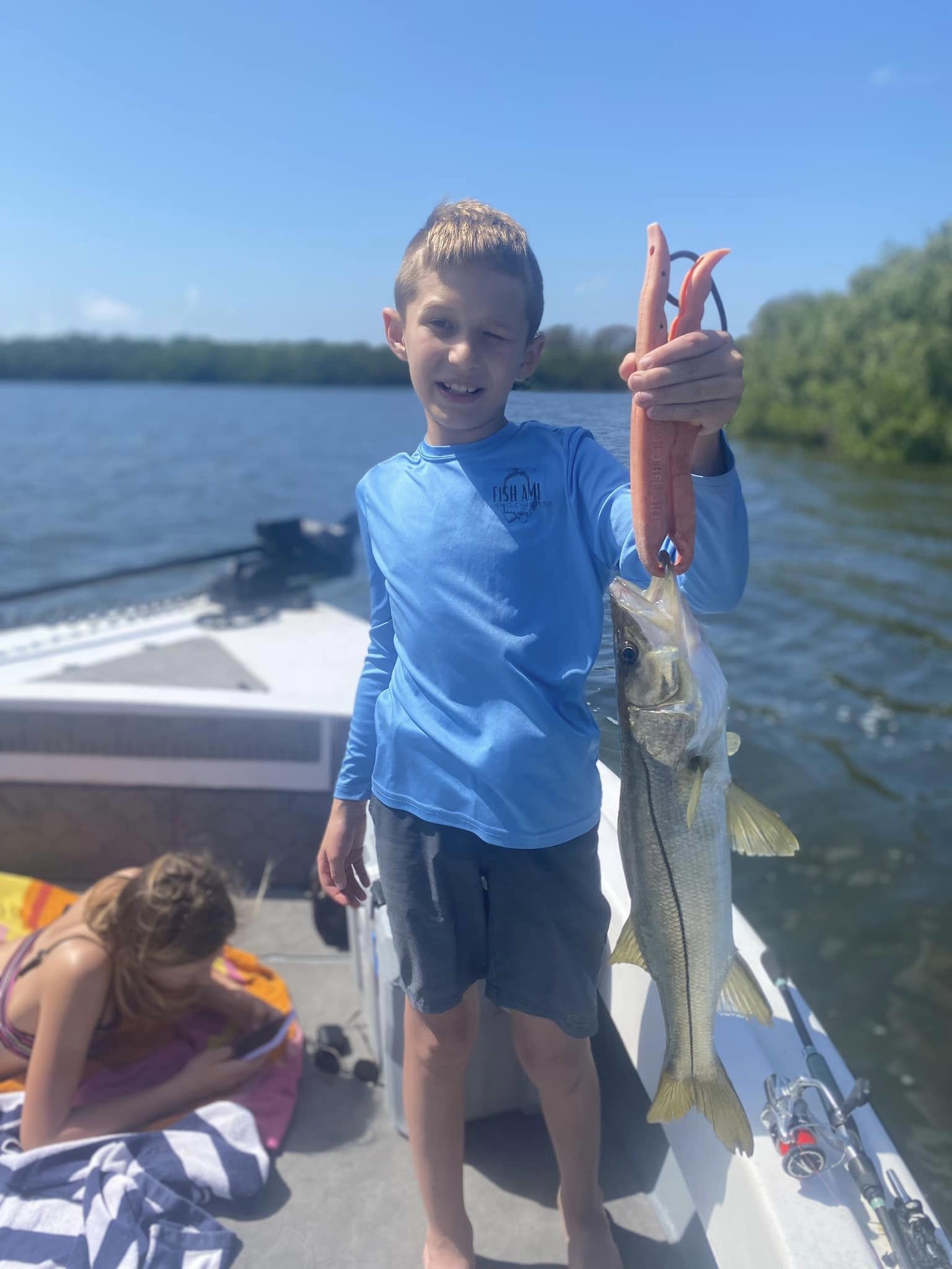 Snook fish caught at Bradenton Beach