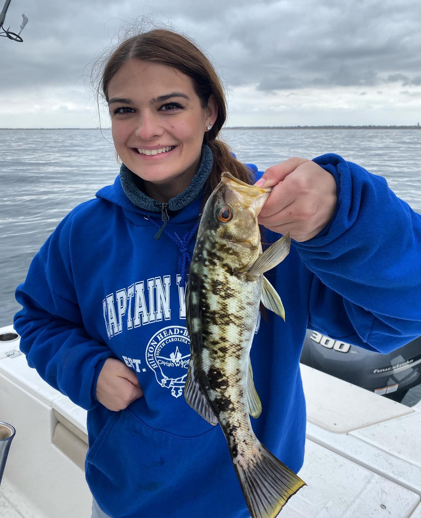 Kelp bass caught in CA