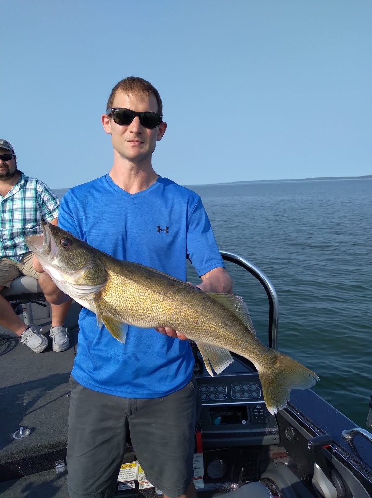 A large pike-perch caught in Kaukauna