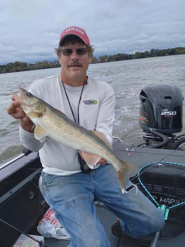 Caught a 19-inch walleye in WI