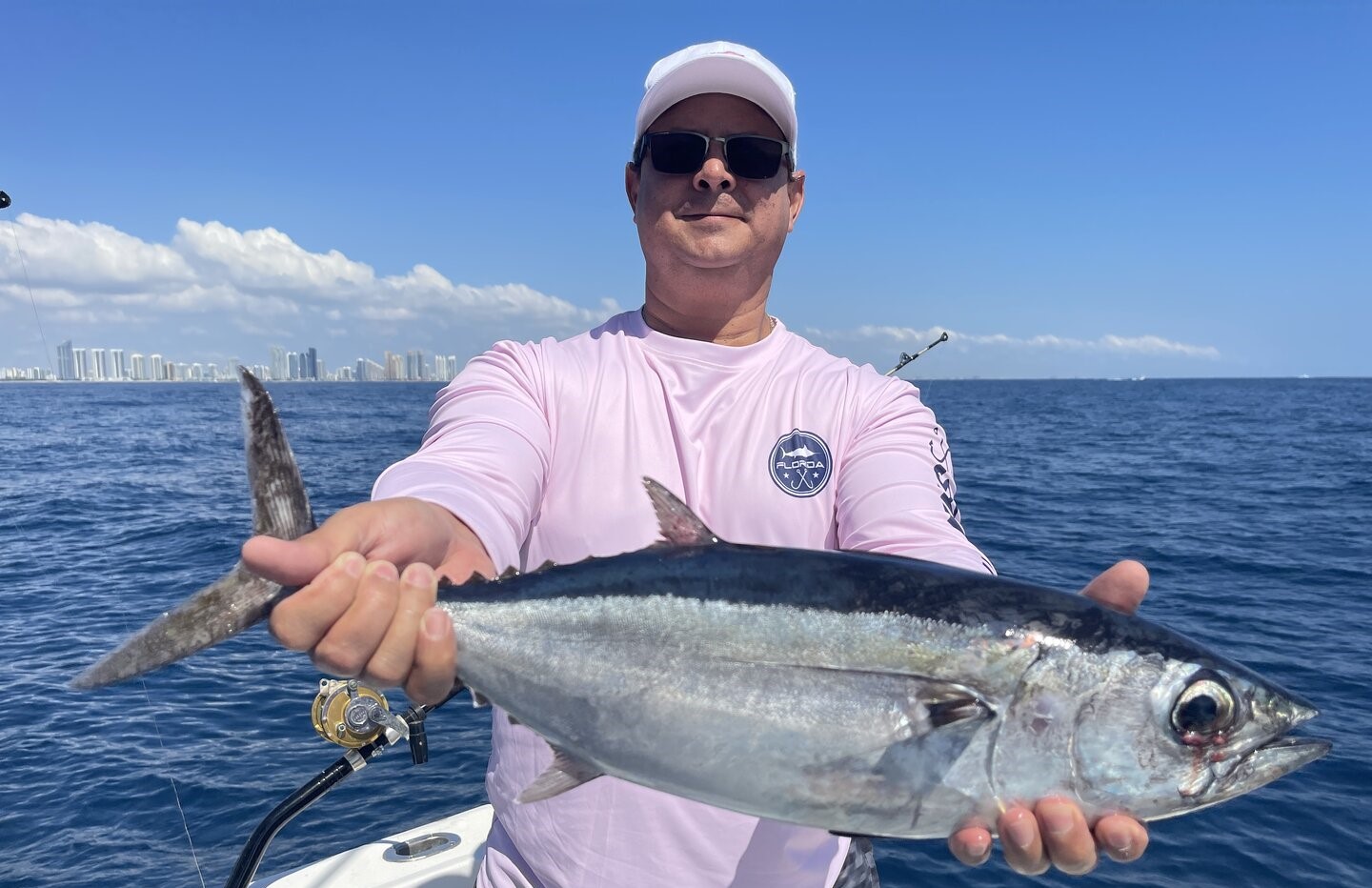Blackfin tuna caught fishing in Miami Beach FL waters