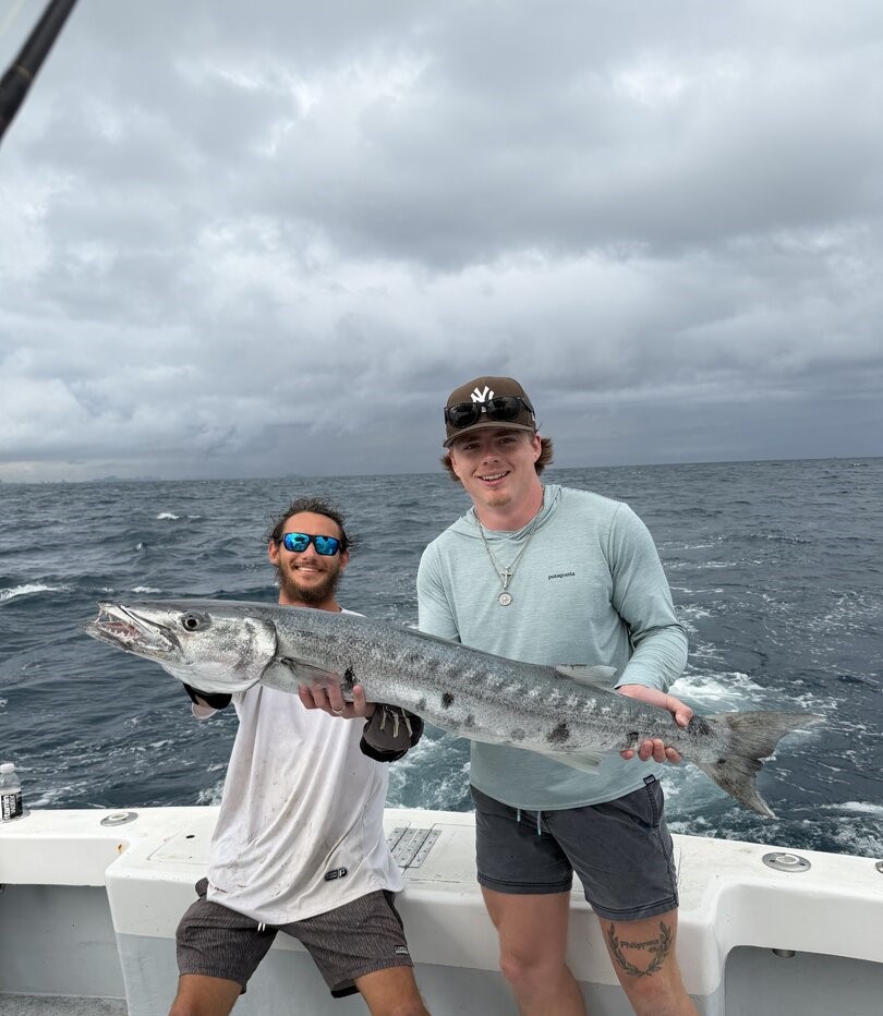 Great barracuda caught while fishing in Miami Beach FL