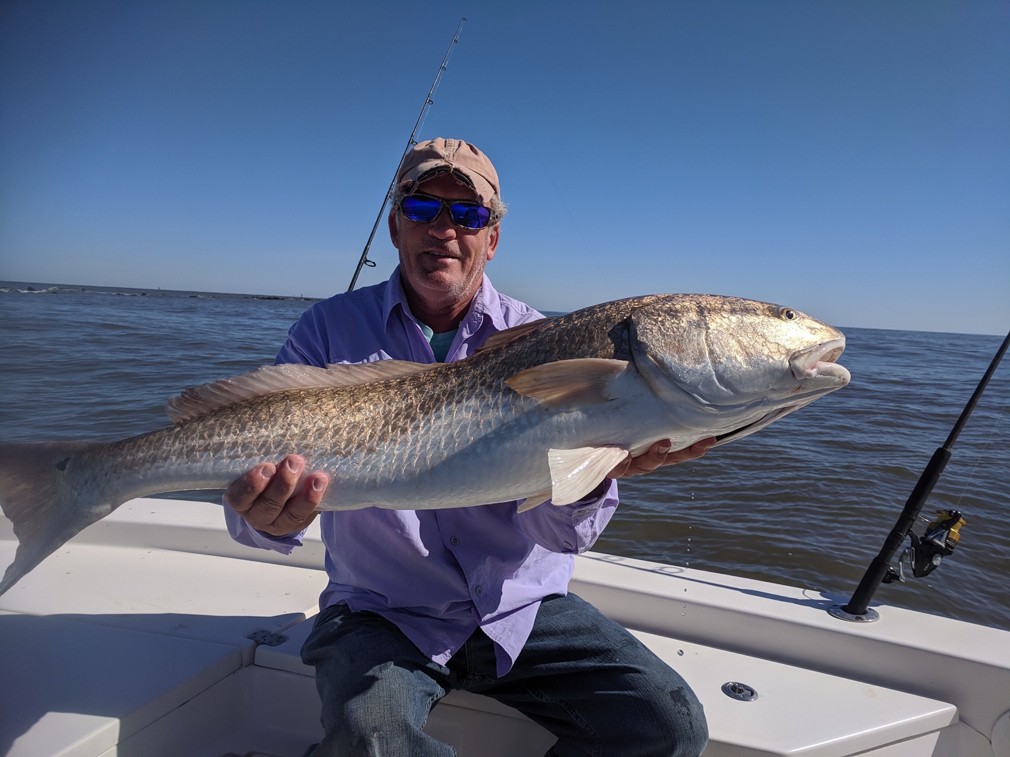 Redfish caught fishing in SC