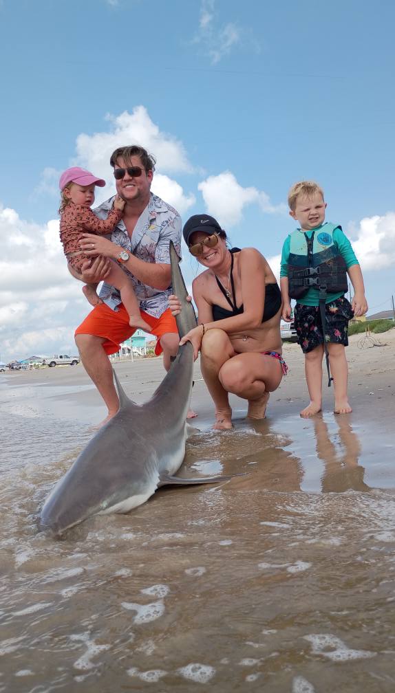 Blacktip Shark caught fishing in TX