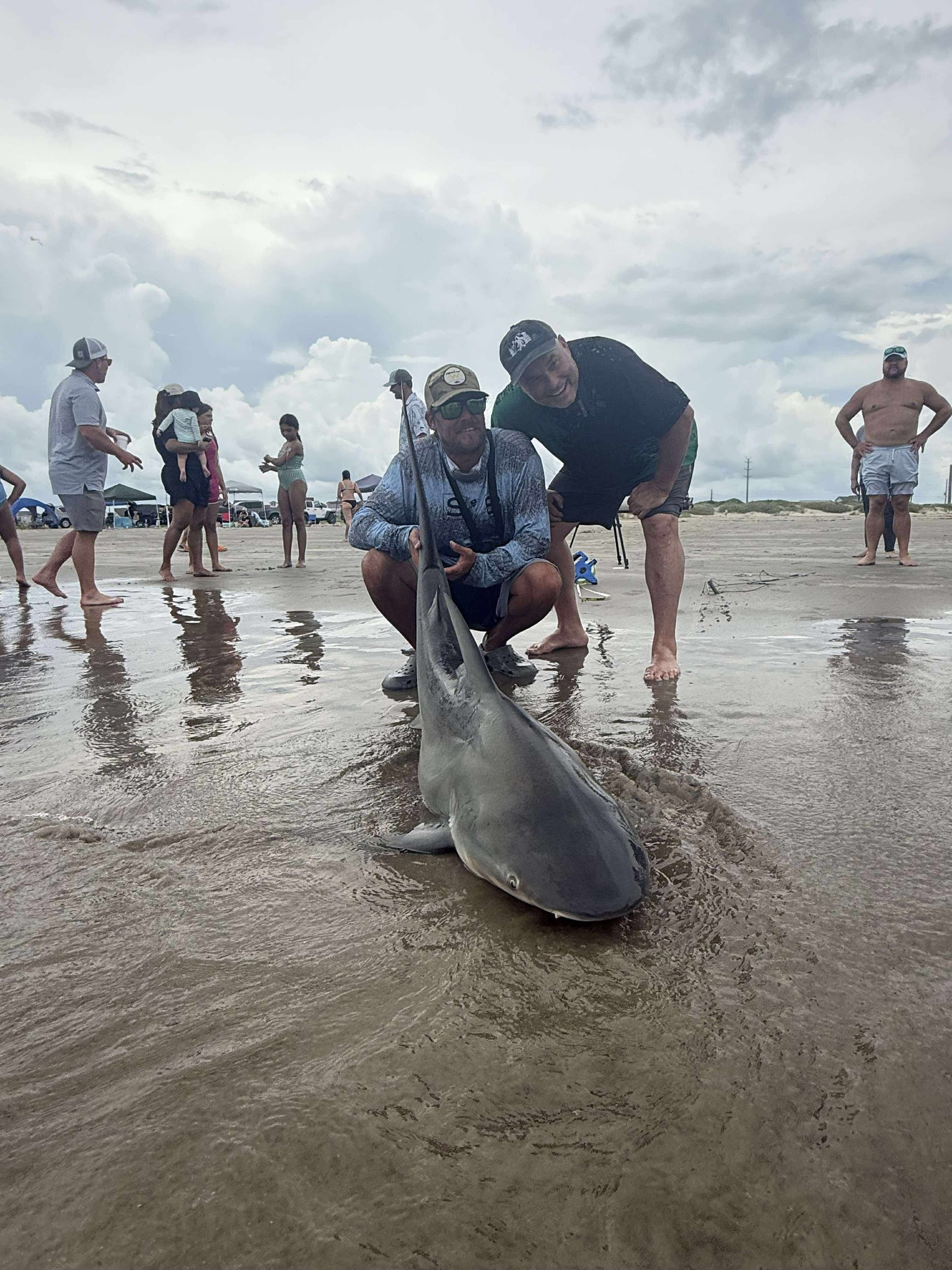 Fisherman with Bonnethead Shark in TX