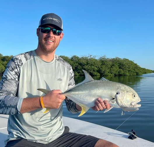 Crevalle Jack fish caught while fishing in Key Largo