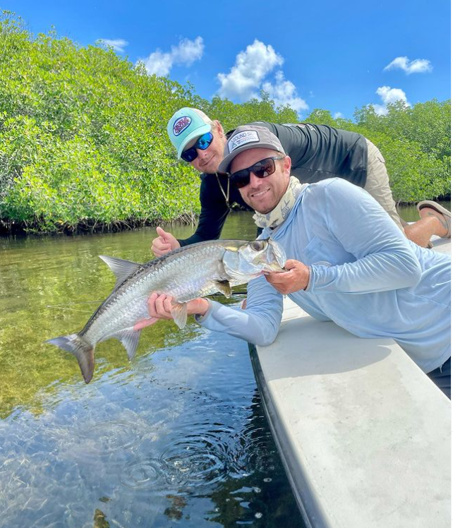 Tarpon fish caught while fishing in Key Largo