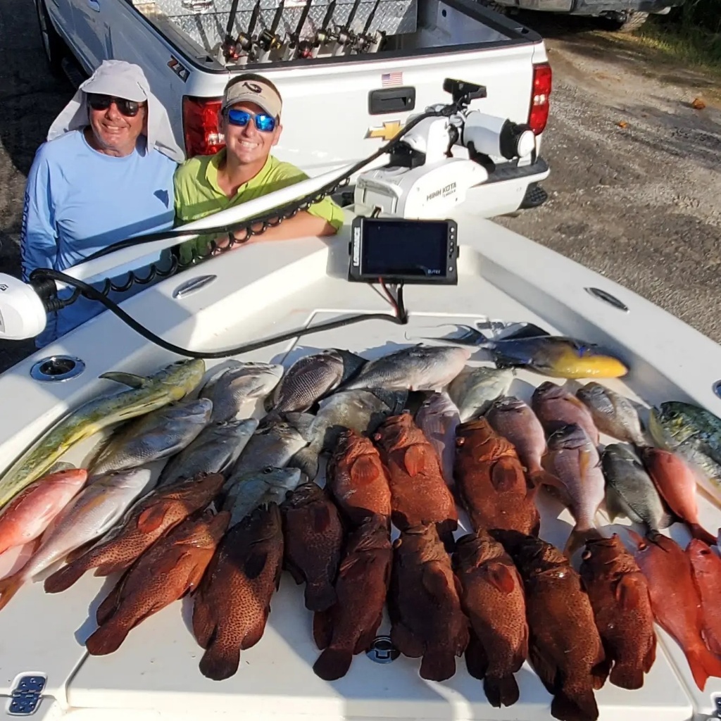 4 freshwater fish caught while fishing in SC