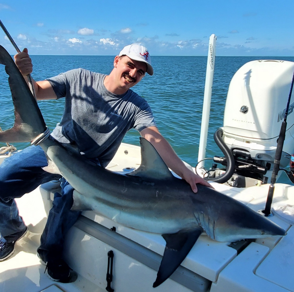 Blacktip shark caught during fishing trip in North Charleston