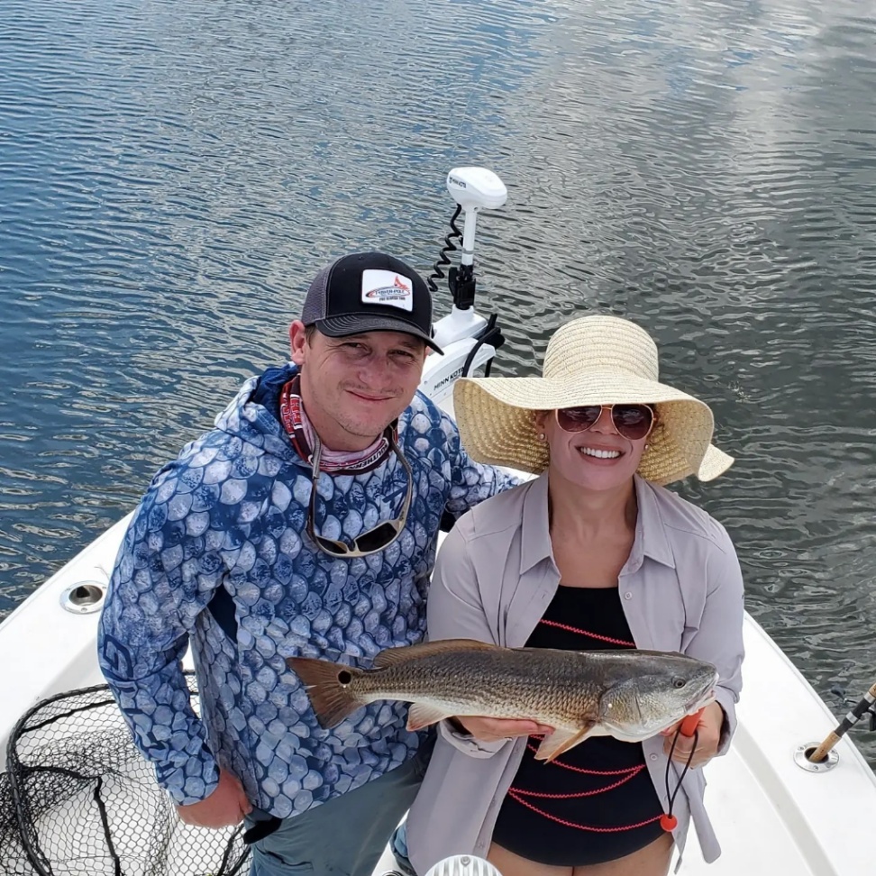 Redfish caught while fishing in SC
