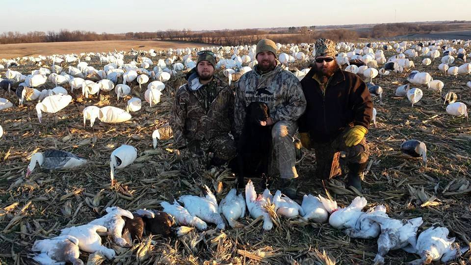 Three people hunting in Michigan