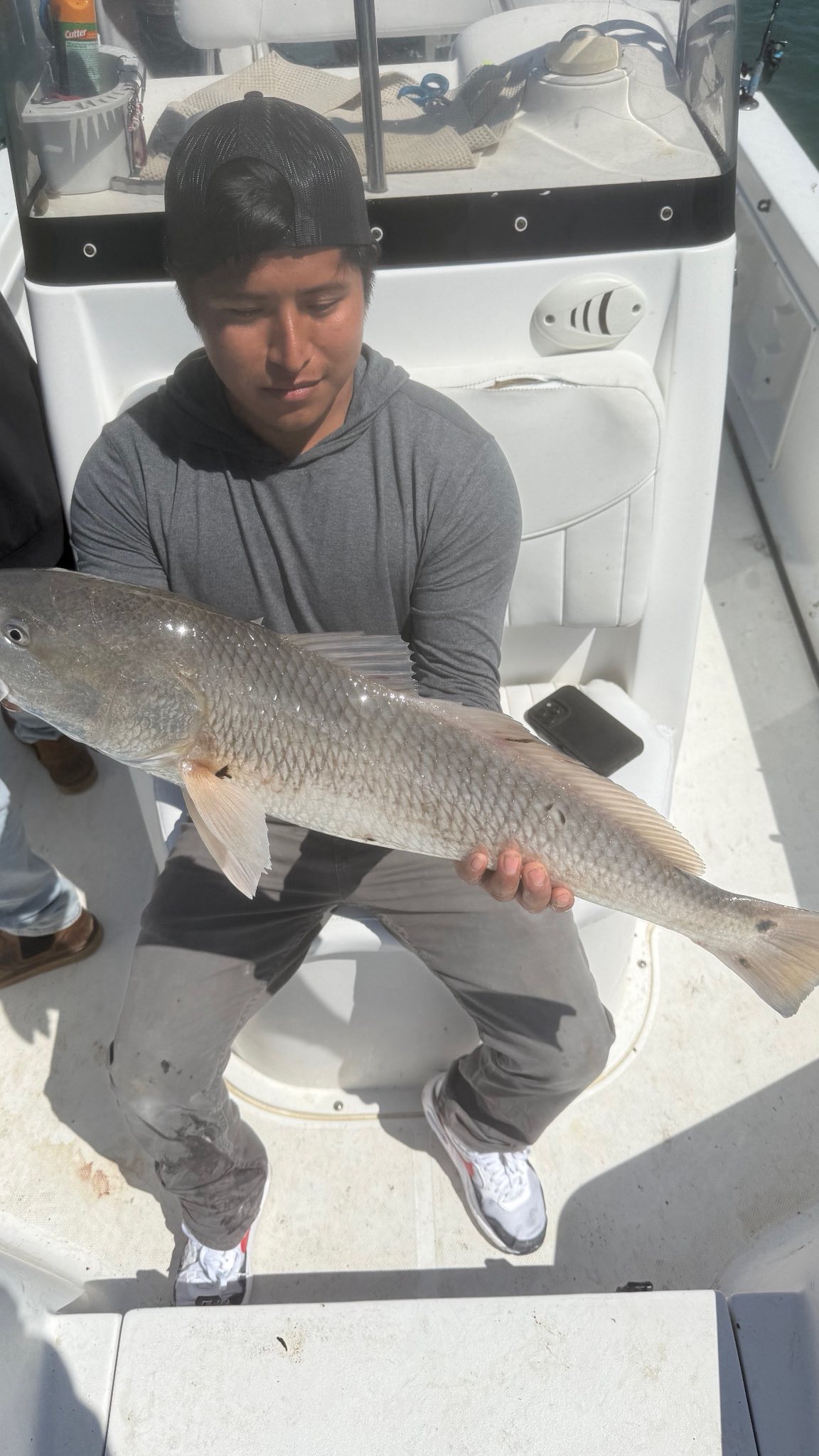 Redfish caught during fishing charter in Surf City NC