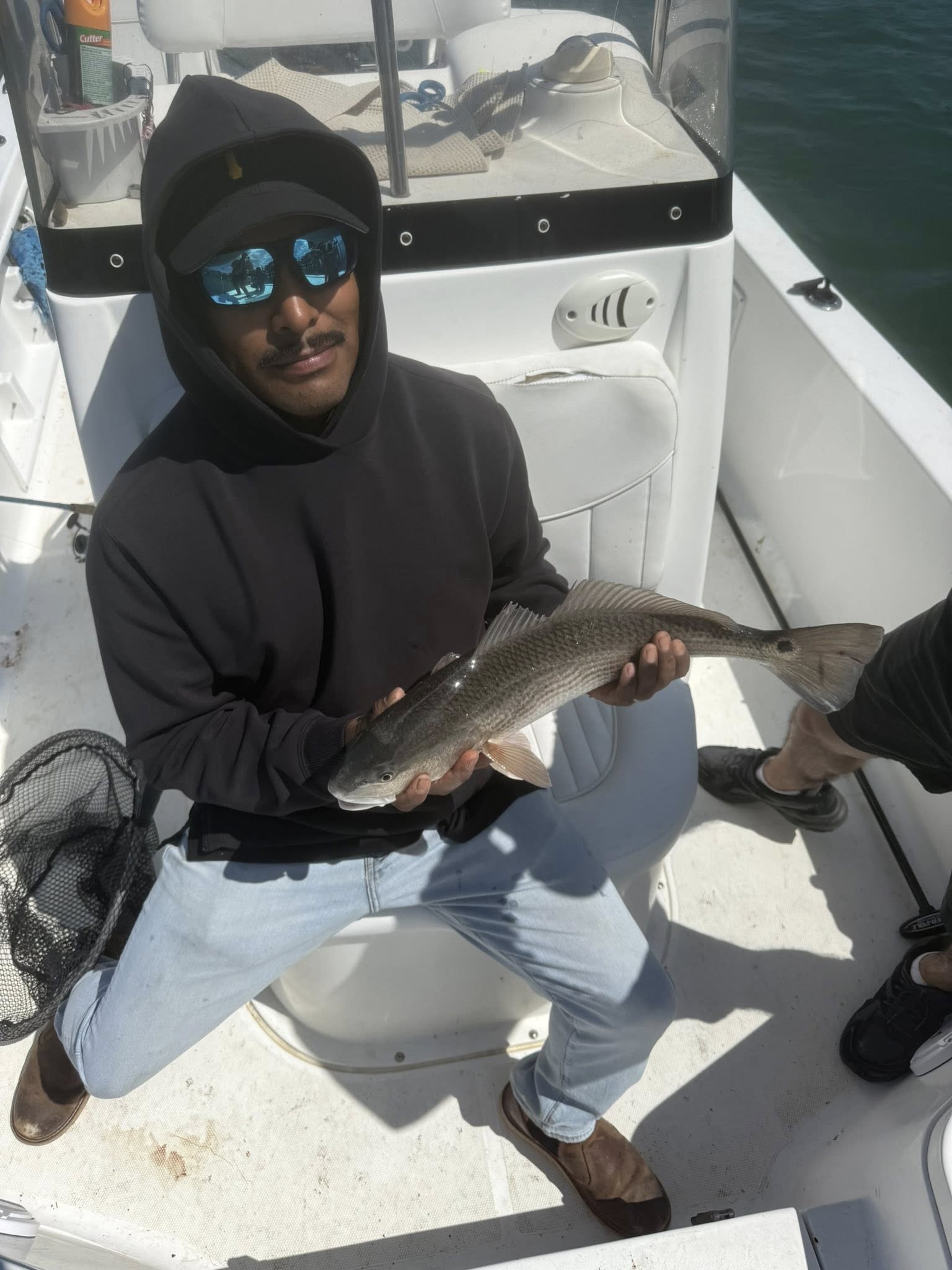 Redfish caught during fishing charter in Surf City NC